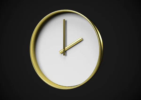 Reloj Concepto Tiempo Render — Foto de Stock