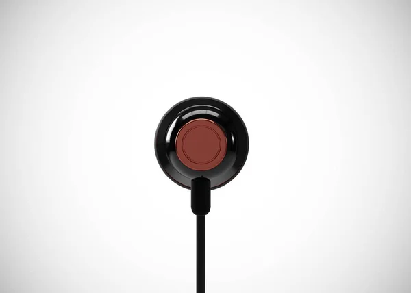 Sluchátka Ear Earphone3D Render — Stock fotografie