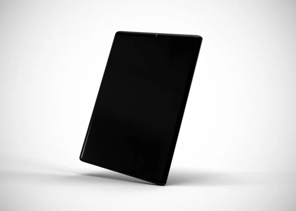 Tablet Black Render Υπολογιστής — Φωτογραφία Αρχείου