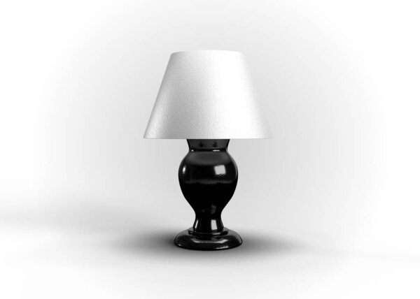 Bedside Lamp Design 3d Render