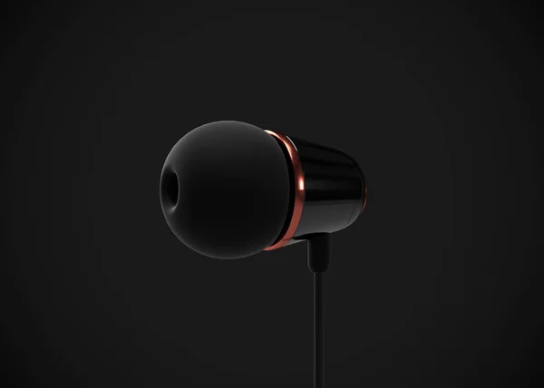 Auricolare Ear Earphone3D Render — Foto Stock