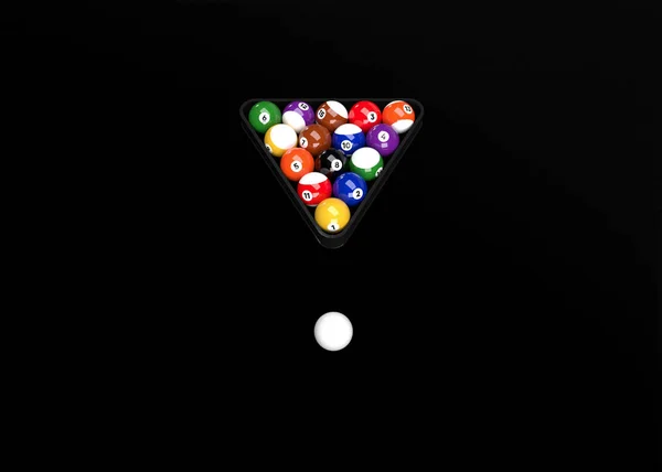 Billiard Table Billiard Balls Pool — 스톡 사진