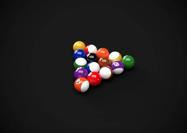 Table Billard Boules Billard Piscine — Photo