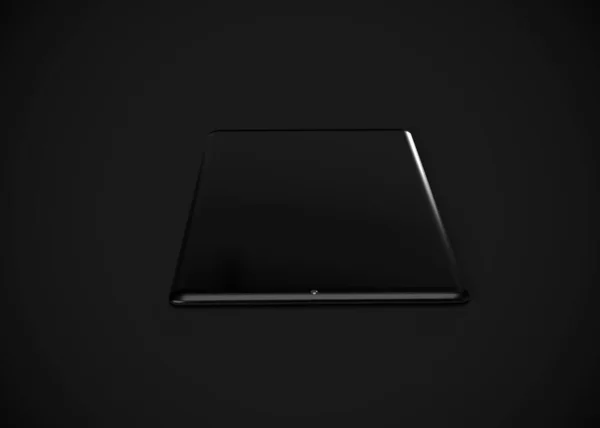 Tablet Black Render Illustration — Stock Photo, Image