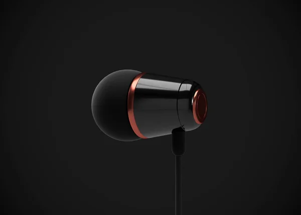 Auriculares Ear Earphone3D Render — Foto de Stock