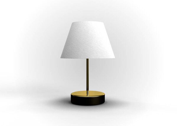 Bedside Lamp Design 3d Render