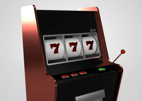 Slot Machine Render — Stock Photo, Image