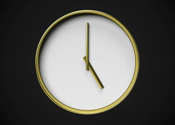 Orologio Concetto Tempo Render — Foto Stock