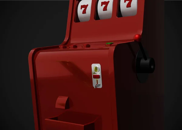 Slot Machine Render Casino — Stock Photo, Image