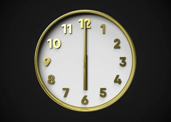 Horloge Concept Temps Render — Photo