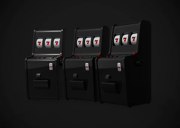 Slot Machines Render — Stock Photo, Image