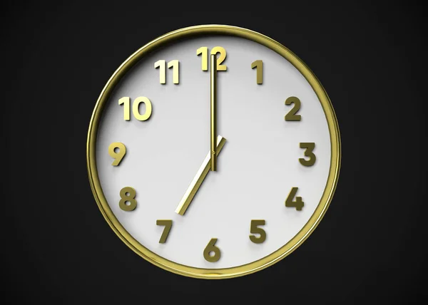 Orologio Concetto Tempo Render — Foto Stock