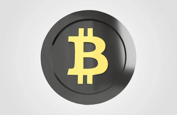Cryptocurrency Render Bitcoin — 스톡 사진