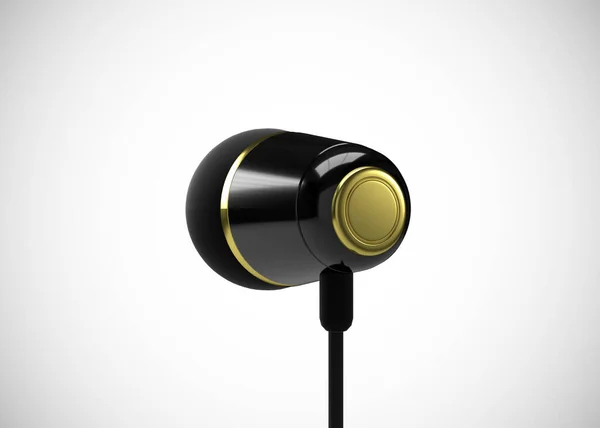 Auricular Ear Earphone3D Render — Fotografia de Stock