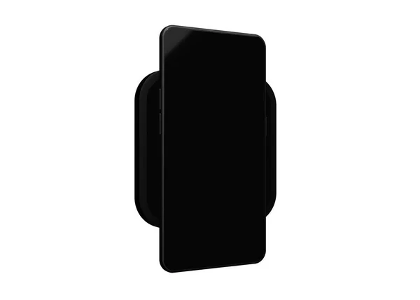 Smartphone Téléphone Portable Retour Maquette Toi Render Charge Sans Fil — Photo