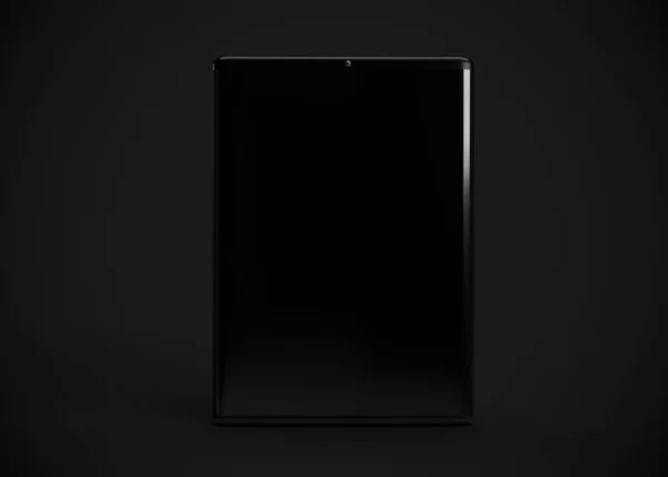 Tablet Black Render Illustration — 스톡 사진
