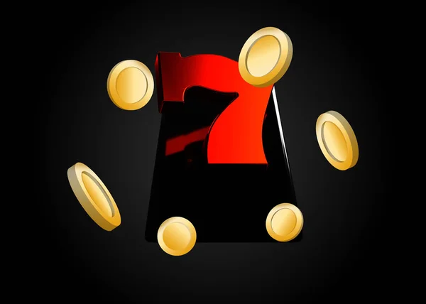 Slot Machine Online Casino Mobile Smartphone Game Render — 图库照片