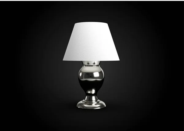 ベッドサイドランプデザイン3Dレンダリング — ストック写真