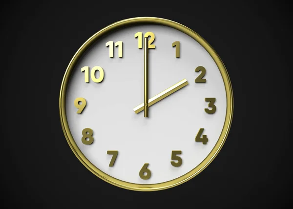 Reloj Concepto Tiempo Render — Foto de Stock