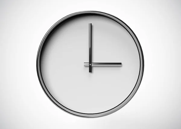 Orologio Concetto Tempo Render — Foto Stock