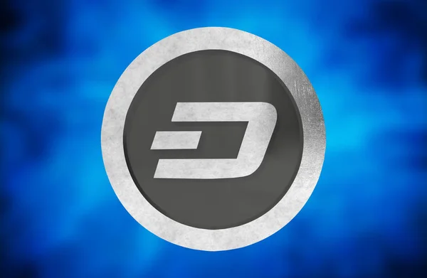 Dash Coin Cryptocurrency Render — 스톡 사진