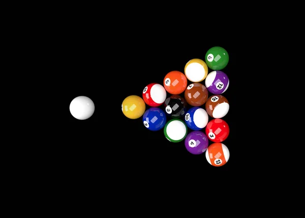 Billiard Table Billiard Balls Pool — 스톡 사진