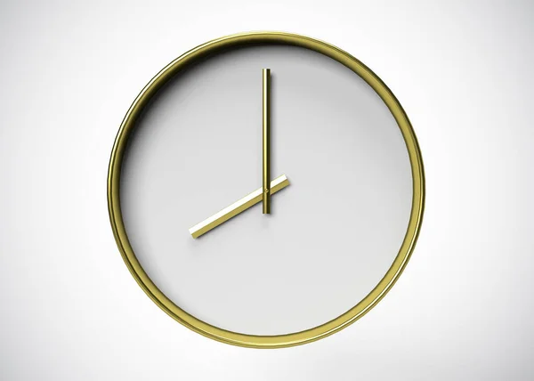 Ρολόι Έννοια Του Χρόνου Render — Φωτογραφία Αρχείου