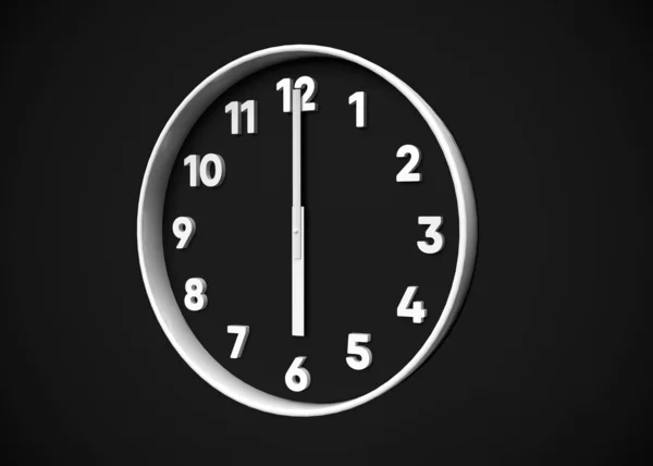 Clock Time Concept Render — Stock Photo, Image