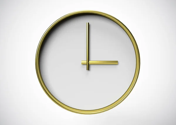 Clock Time Concept Render — 스톡 사진