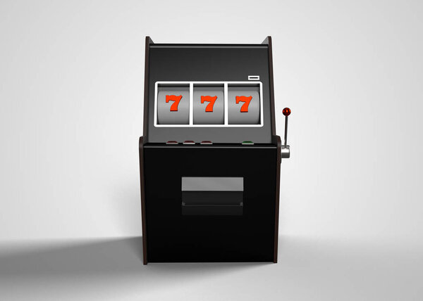 Slot Machine 3D Render