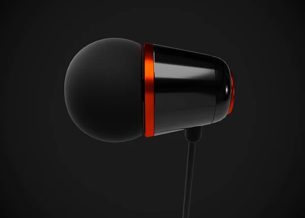 Auricolare Ear Earphone3D Render — Foto Stock