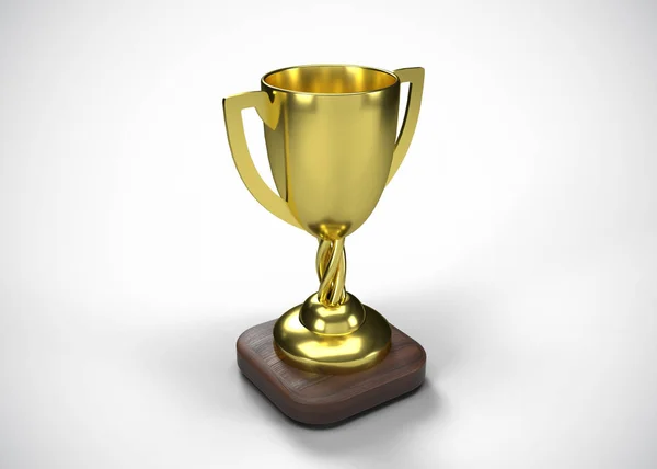 Trophäe Auszeichnung Render — Stockfoto