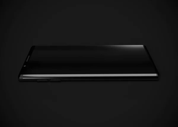 Akıllı telefon, cep telefonu, geri dönüş. Model Yukarı. 3d Hazırlama