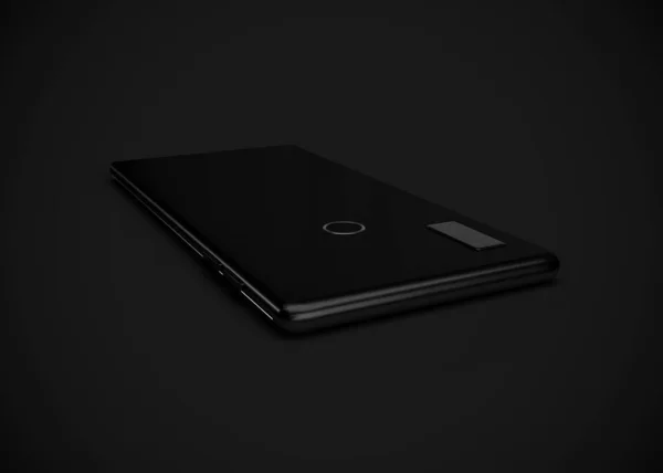 Smartphone Cellulare Indietro Finto Render — Foto Stock