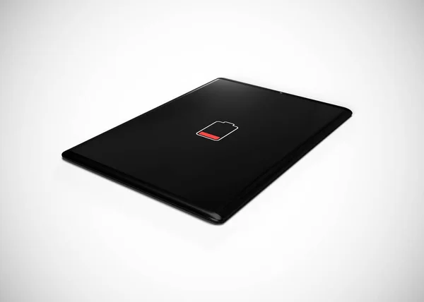 Tablet Black Render Computer — 스톡 사진