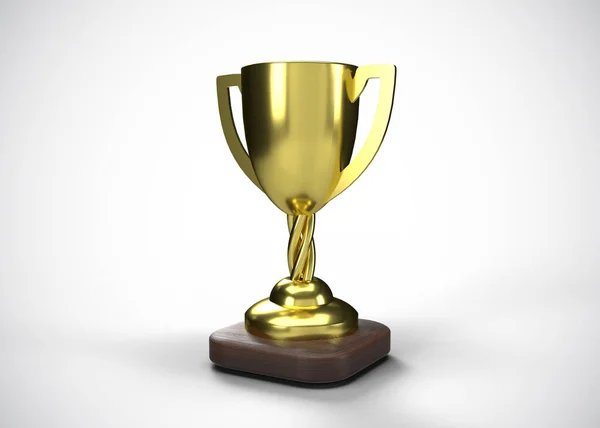 Trophäe Auszeichnung Render — Stockfoto