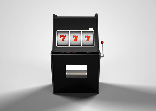 Slot Machine 3D Render