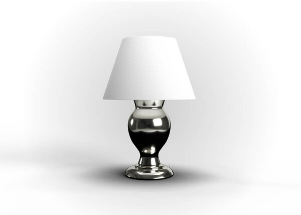 Bedside Lamp Design 3d Render