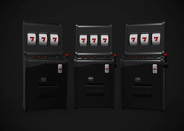 Slot Machines Render — Stockfoto