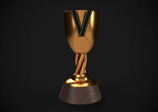 Troféu Prêmio Render — Fotografia de Stock