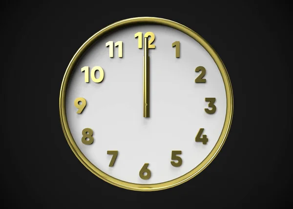 Clock Time Concept Render — ストック写真