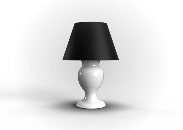 Bedside Lamp Design 3d Render