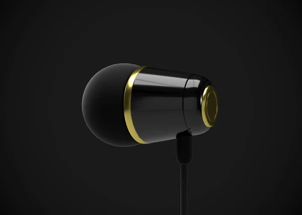 Auricolare Ear Earphone3D Render — Foto Stock