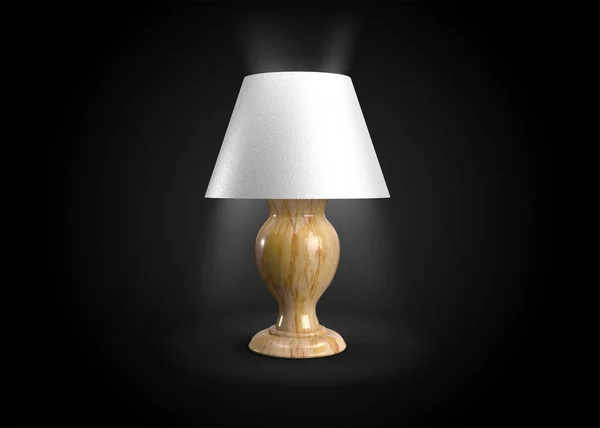 Bedside Lamp Design Render — Stockfoto