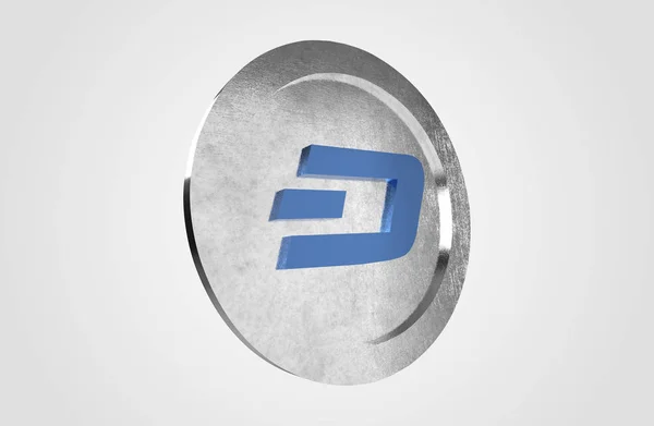 Dash Coin Cryptocurrency Render — Stock Fotó