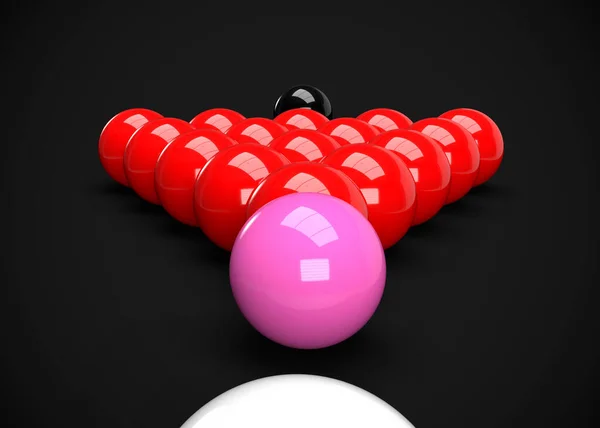 Billiards Game Billiard Balls Pool — 스톡 사진