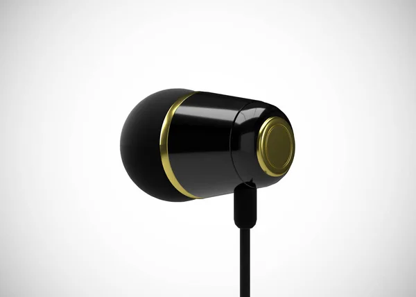 Auricolare Ear Earphone3D Render — Foto Stock