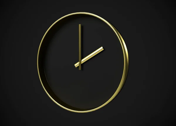 Reloj Concepto Tiempo Render — Foto de Stock