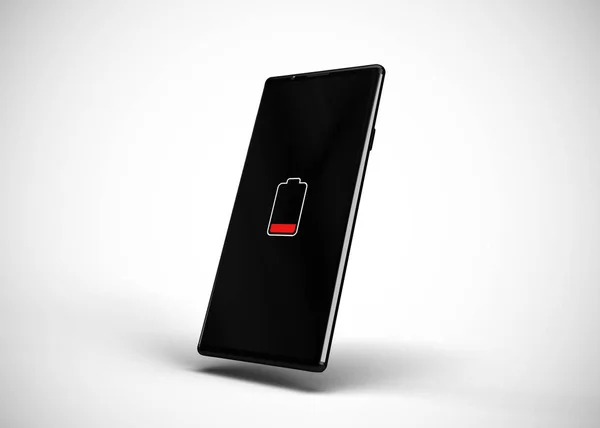 Akıllı telefon, cep telefonu, geri dönüş. Model Yukarı. 3d Hazırlama