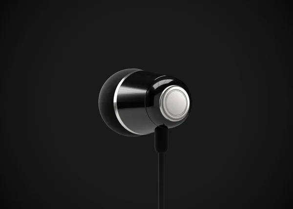 Hörlurar Ear Earphone3D Render — Stockfoto